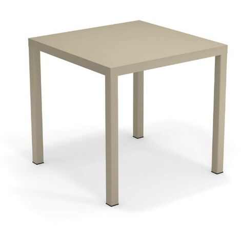 Emu Tavolo Impilabile Quadrato Nova 80x80 cm - Tortora