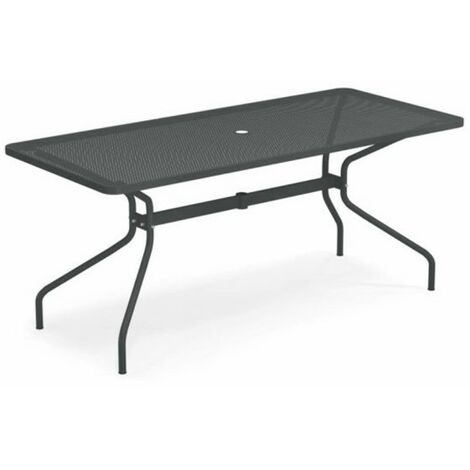 Emu Tavolo Rettangolare Cambi Ferro Antico - 180x80 cm