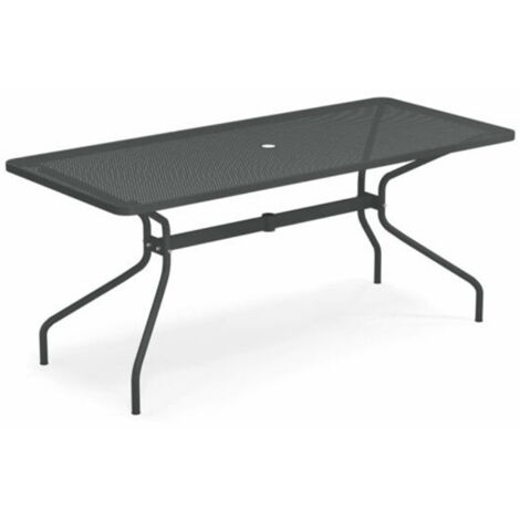 Emu Tavolo Rettangolare Cambi Ferro Antico - 180x80 cm