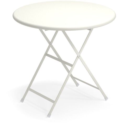 Emu Tavolo Rotondo Arc en Ciel Ø80 cm - Bianco Opaco