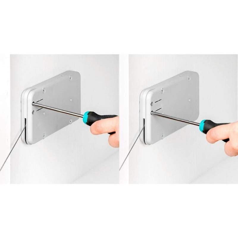 

Mecanismo para puertas abatibles Miniwinch con tapa, 4 Kg, Plástico gris, Acero y Plástico
