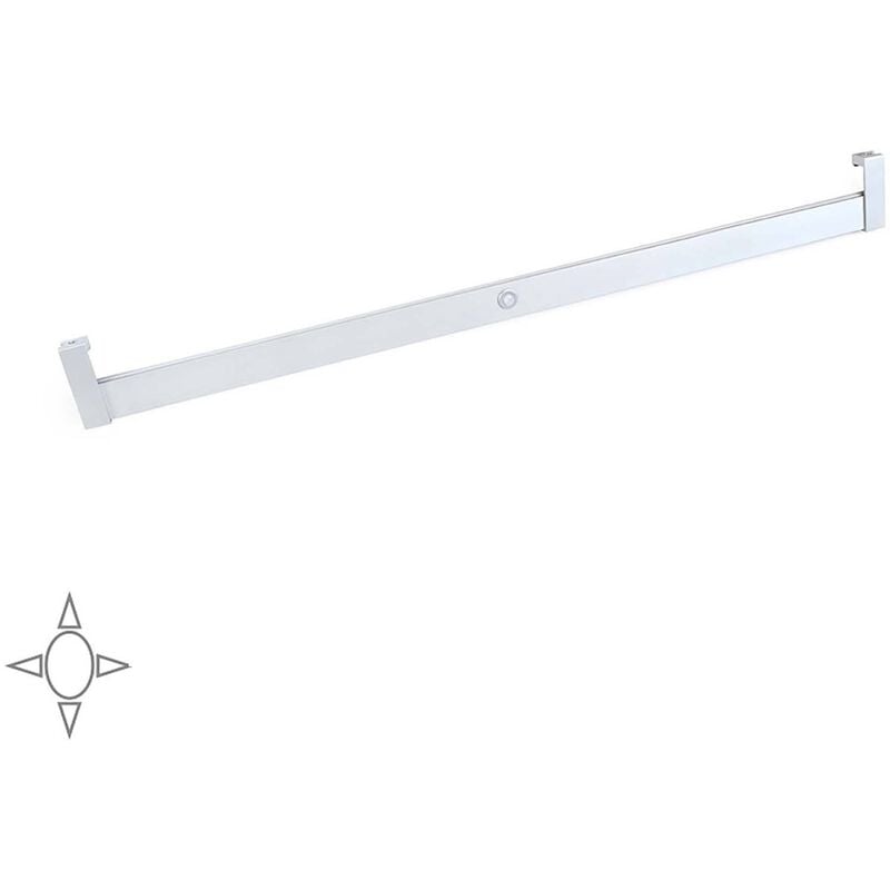 Emuca - Barre de penderie pour armoire avec lumière led avec détecteur de mouvement Polux