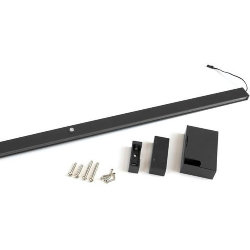 Emuca Castor - Barre LED pour armoire - Noir - 858 mm
