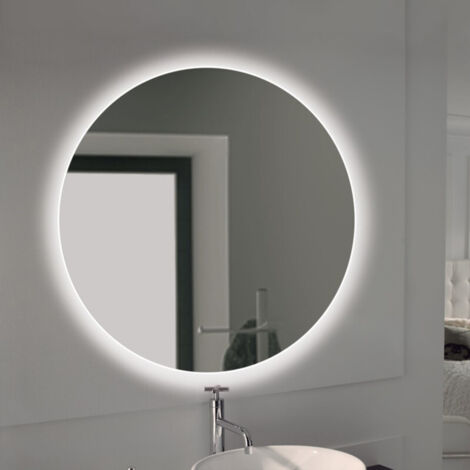 Emuca Cassiopeia Specchio rotondo LED 60 cm chiaro
