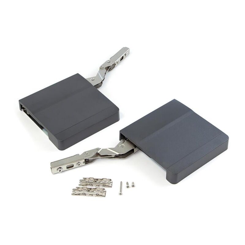 

Compás para puertas elevables, fuerza 580-1250, Acero y plástico, Gris antracita