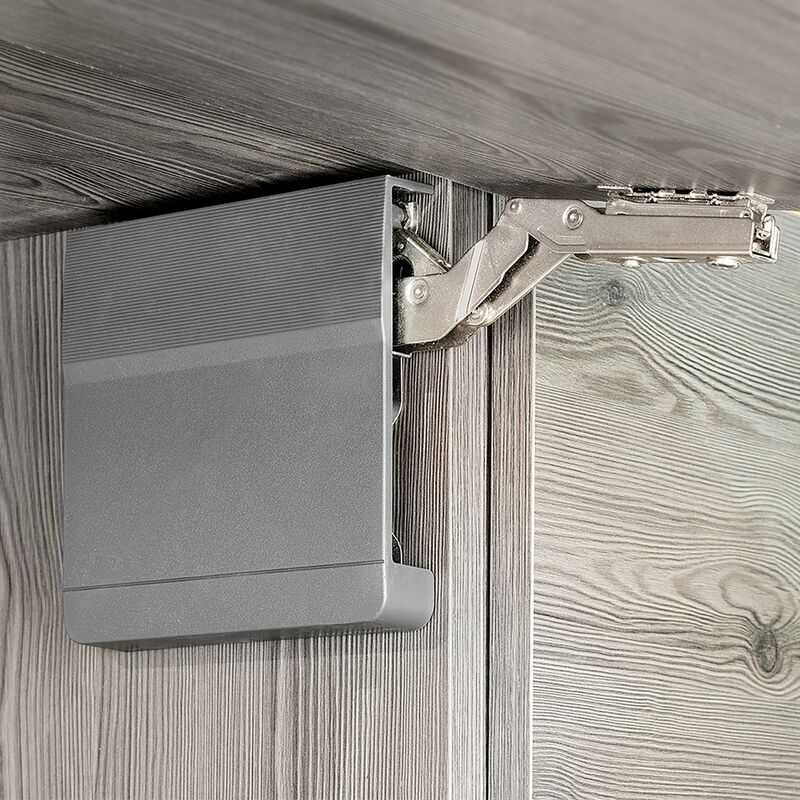

Compás para puertas elevables, fuerza 960-2040, Acero y plástico, Gris antracita