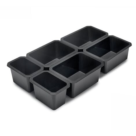 RHAFAYRE separadores de cajones extensibles, separadores de cajones de  plástico modulares (27,5-43,5 cm)