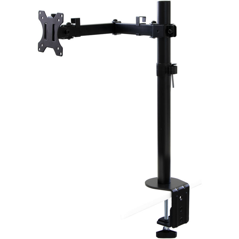 13-32-Zoll-Monitorunterstützung für MAX VESA-Tisch von 75 x 75 mm bis 100 x 100 mm, Stahl, schwarz. - Emuca