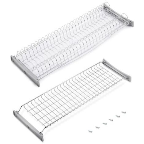 Emuca Escurreplatos para módulos altos Suprastar, módulo 800mm, Acero, Cromado -