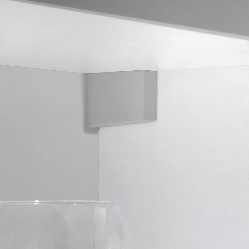 Emuca - 4030521 Lot de 5 kits de ferrures de suspension pour modules hauts Hook avec pletine et couvercles, Acier et Plastique, g