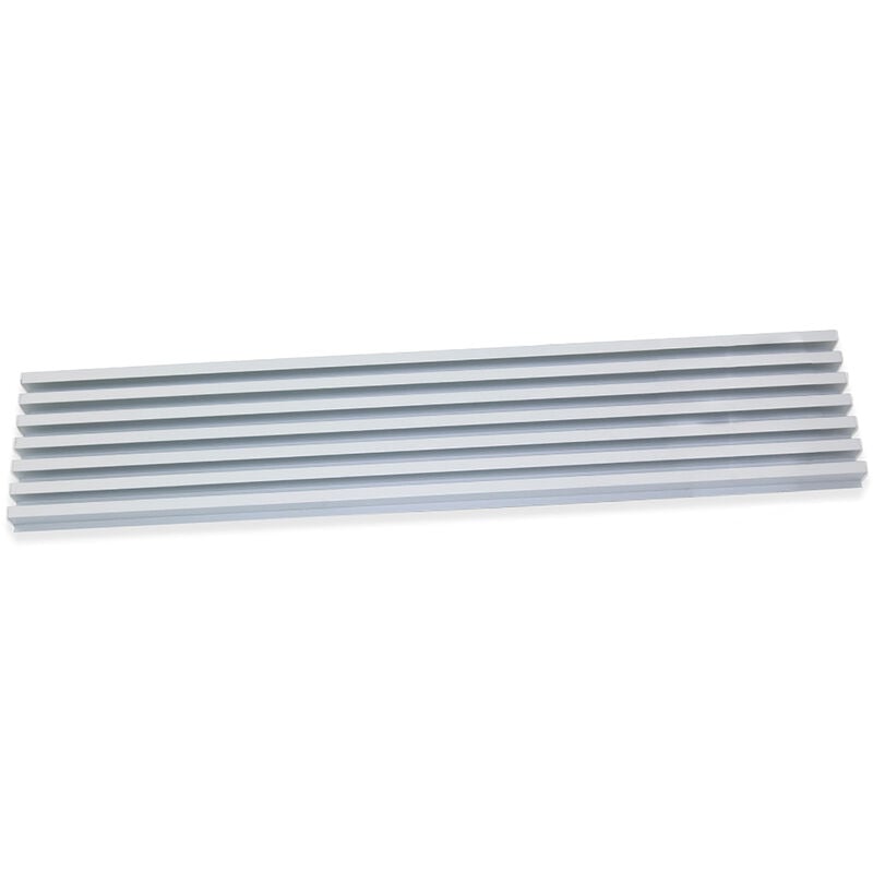 Grille de ventilation pour four, module 600mm, Plastique et Aluminium, Anodisé mat - Emuca