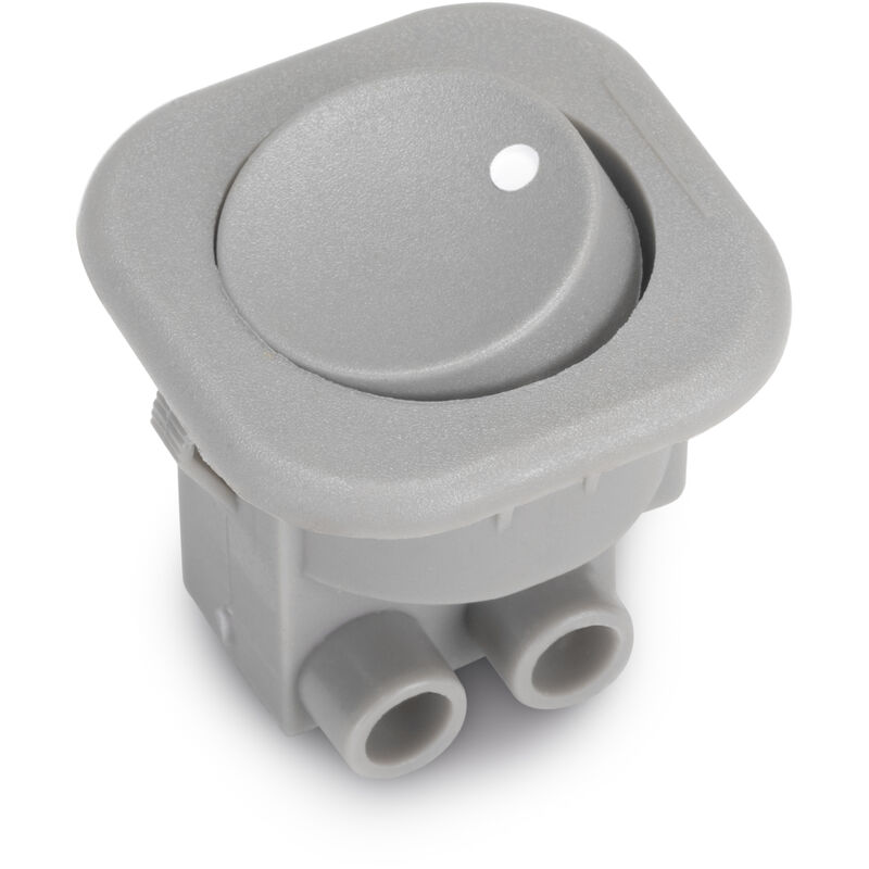 Image of Lotto di 10 interruttori da incasso D21x21, Tecnoplastica, Grigio - Grigia - Emuca