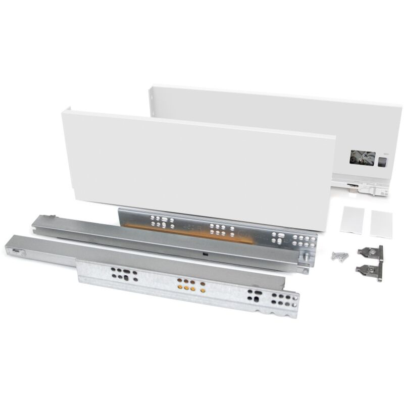 

cajón exterior vertex 40 kg de altura 131 mm, 500, pintado blanco, acero - Emuca