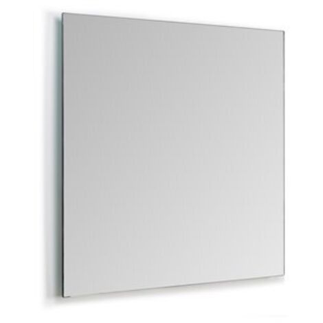 Emuca Miroir Centaurus avec éclairage décoratif à LED, rectangular 600 x 800 mm, AC 230V 50Hz, 14 W, Aluminium et Verre - talla