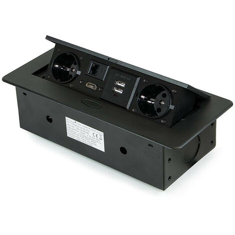 Emuca Multiconnecteur Atom 14 pour bureau