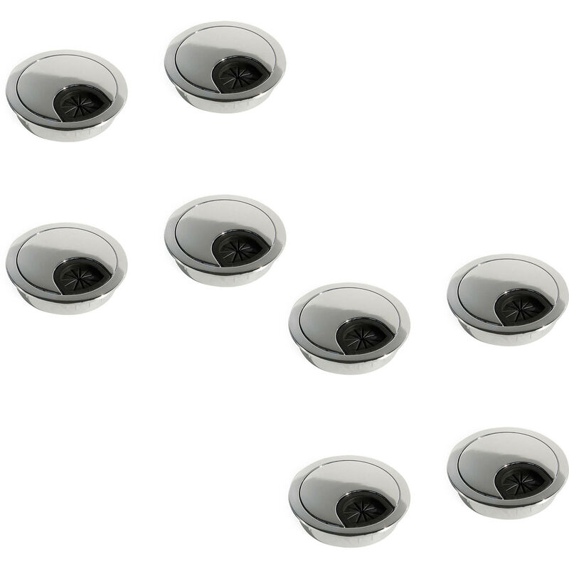 Emuca Passacavi circolare, D. 60 mm, a incasso