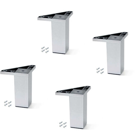 Alrens 4 Piedini Per Letto, Piedi Per Rete A Doghe Da 15 A 25 Cm