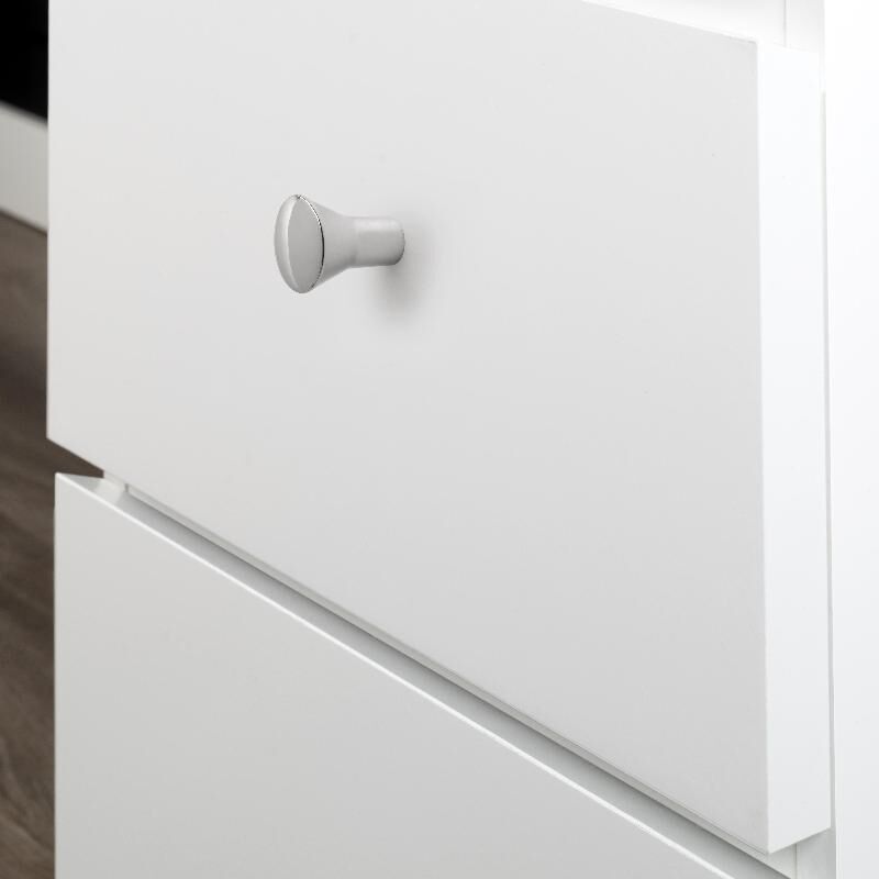 

Pomo para mueble, D. 16 mm, Zamak, Cromado, 25 ud.