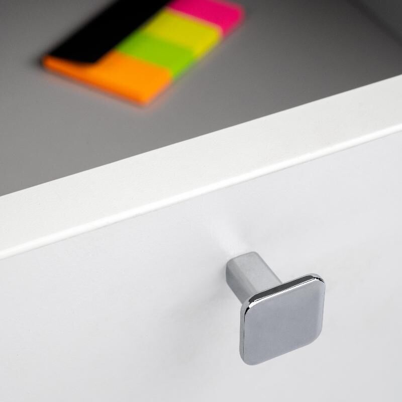 

Pomo para mueble, Zamak, Cromado, 25 ud.