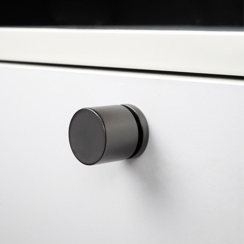 

Pomo para mueble, Zamak, Titanio, 20 ud.