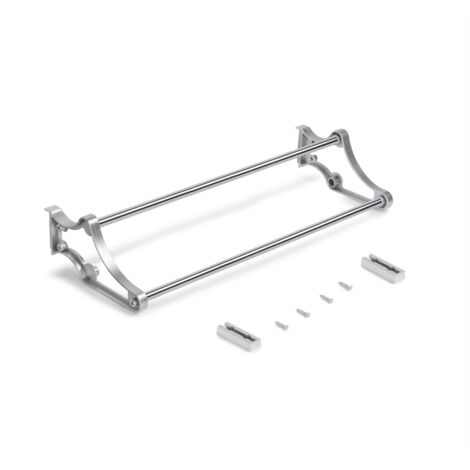 Emuca Range-chaussures Self pour intérieur d'armoire, Peint en aluminium, Acier et Plastique, 1 ut. - Peint en aluminium