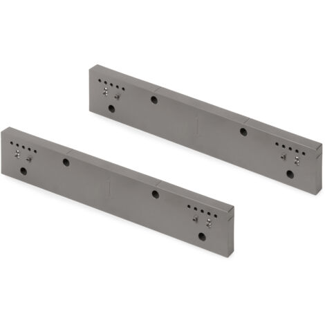 Emuca Satz von 2 Seitlicher Abstandshalter für Quartz -Rahmen, Kunststoff, Titanium