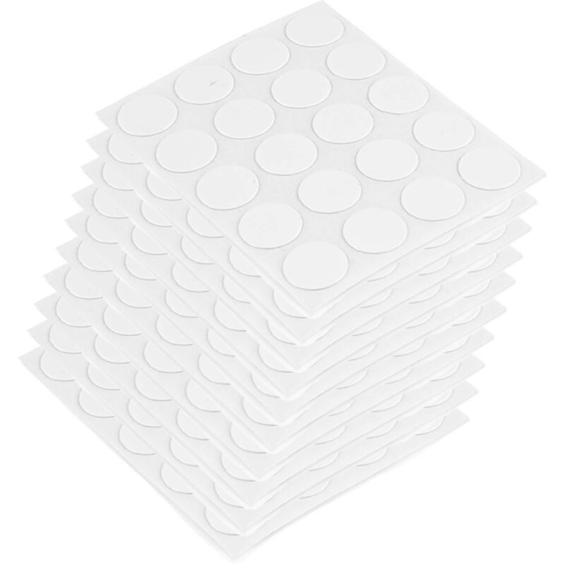 

Tapa tornillos, adhesiva, D. 13 mm, Blanco, 200 ud. - Pintado blanco - Emuca