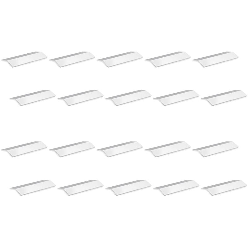 

Tirador adhesivo para mueble, 62 mm, Aluminio, Anodizado mate, 20 ud. - Anodizado mate - Emuca