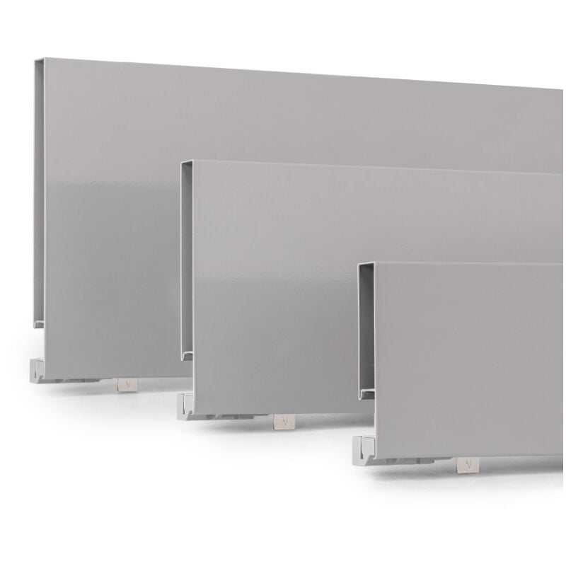 Emuca - 3171725 Tiroir extérieur Vertex 40 kg hauteur 178 mm, Profondeur 400, Peint en aluminium, Acier.