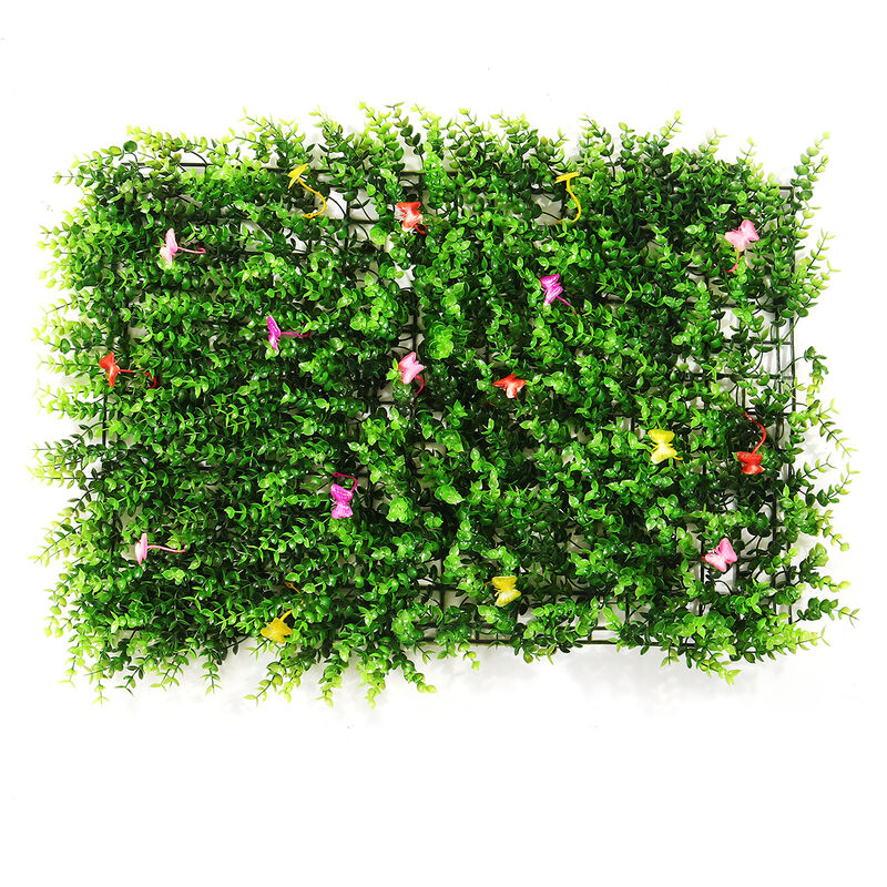 Emulational Ivy Artificial Ivy Leaf Plastic Garden Screen Wall Landscaping Fake Turf Plant Garden Fence Butterfly