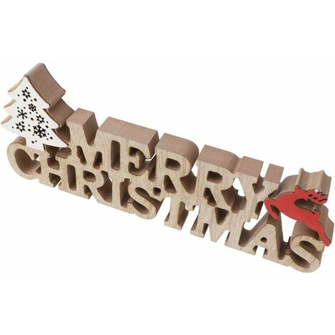 En bois Lettre De Noël Arbre De Noël Lumières Table À Manger Décoration Veilleuse Lampe De Table Chambre Décoration De Noël Fête Cadeau De Noël