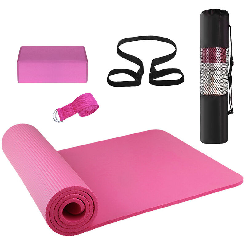 

En Equipo Conjunto de Yoga, 3 piezas, color de rosa