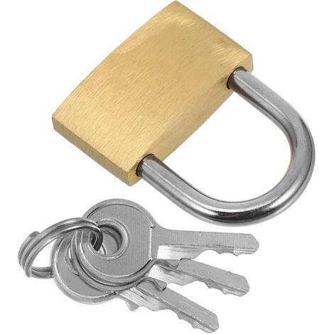 en laiton robuste lot de 4 mini cadenas avec cl pour casiers