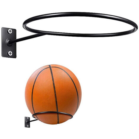 En stock : Support mural pour ballons, anneau à chapeau épais, porte-perruques, présentoir pour ballons de football et de basketball (une pièce)