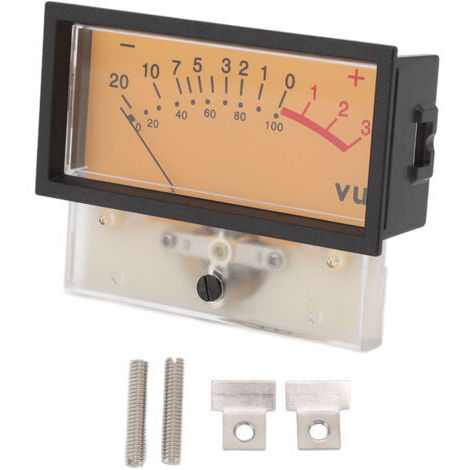 En-tête de Niveau DB, Indicateur de Niveau d'amplificateur de Puissance ABS Portable 12 V, Affichage Clair pour l' Domestique (500UA 650Ω)