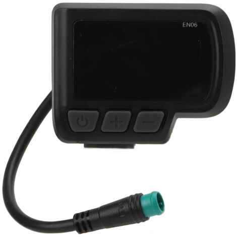EN06 LCD-Elektrofahrradcomputer mit Geschwindigkeitsanzeige, USB-Schnittstelle und wasserdichtem Stecker für Mountainbikes und Scooter