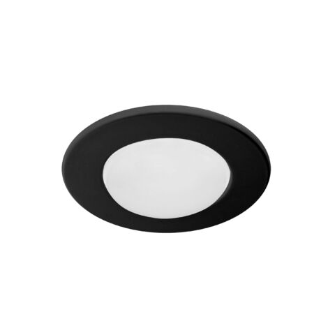 EN80 Spot Encastré pour Lampe E27 R80 noir avec connexion 230V sans outil ARIC 4395