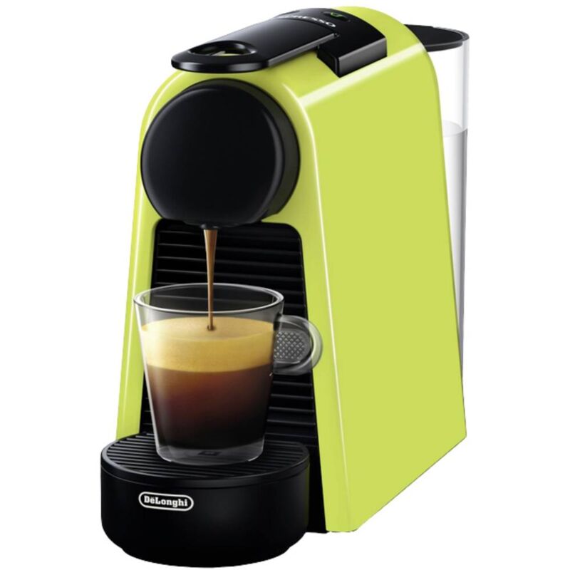 delonghi - en85.l essenza mini macchina da caffe' sistema nespresso potenza 1150 w capacita' 0,6 litri flow stop funzione latte lime