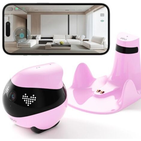 Enabot EBO Air 2 Haustierroboter 2K Kamera pink