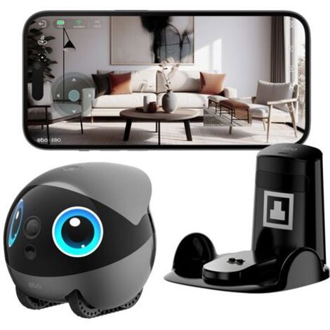 Enabot EBO Air 2 Plus Haustier- roboter 3K Kamera grau