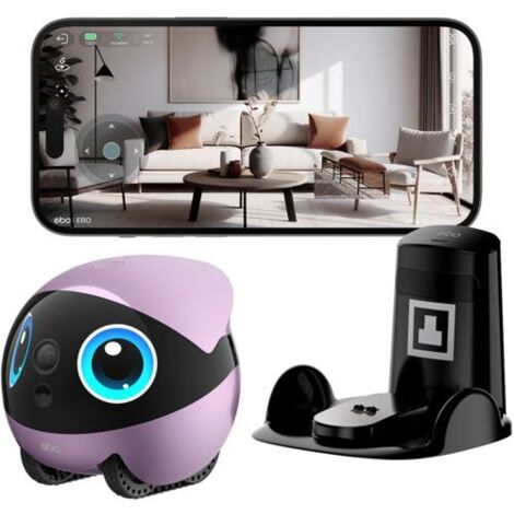 Enabot EBO Air 2 Plus Haustier- roboter 3K Kamera pink