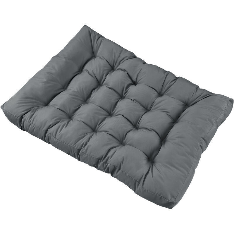 

1x cojín de asiento para sofá- palé / para europalé [gris claro] cojín In/Outdoor - cojín acolchado - válido para exteriores