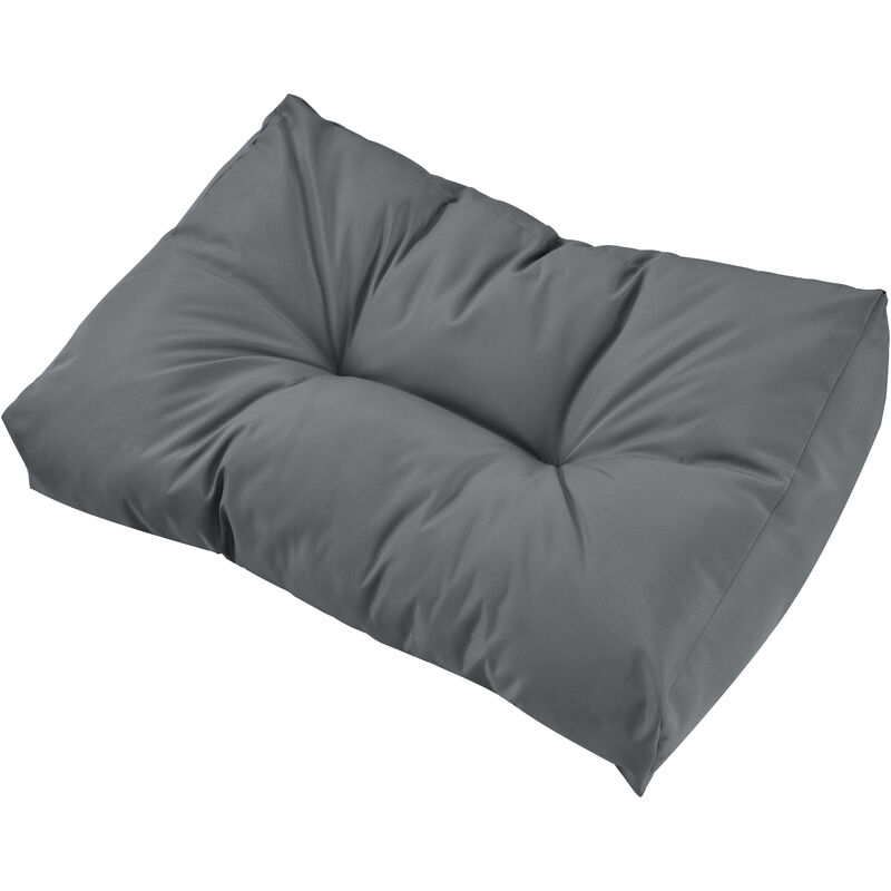 

1x cojín de respaldo para sofá- palé / para europalé [gris claro] cojín In/Outdoor - cojín acolchado - válido para exteriores