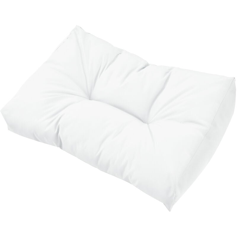 

1x cojín de respaldo para sofá- palé / para europalé [blanco] cojín In/Outdoor - cojín acolchado - válido para exteriores