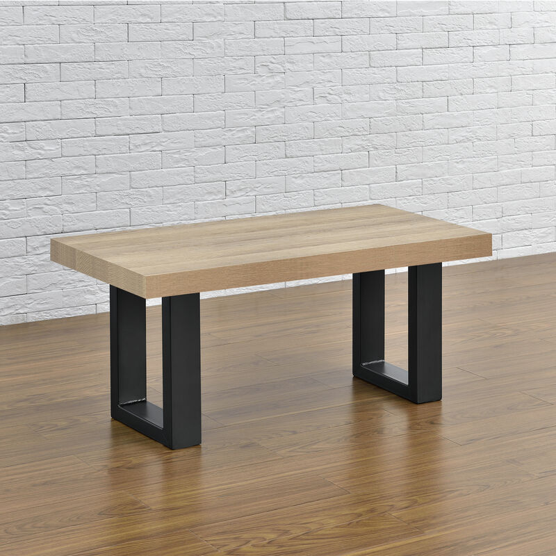 

2 x Conjunto de Patas de mesa - Set de 2x patas de mesa - Metal - Patas de los muebles - 30 x 43 cm - Para banco o para mesa de centro - Armazón de