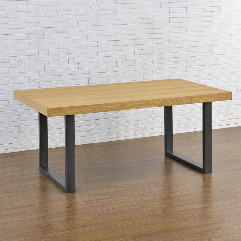 

[en.casa] - 2 x Conjunto de Patas de mesa - Set de 2x patas de mesa - Metal - Patas de los muebles - 80 x 72 cm - Para mesa de comedor - Armazón de