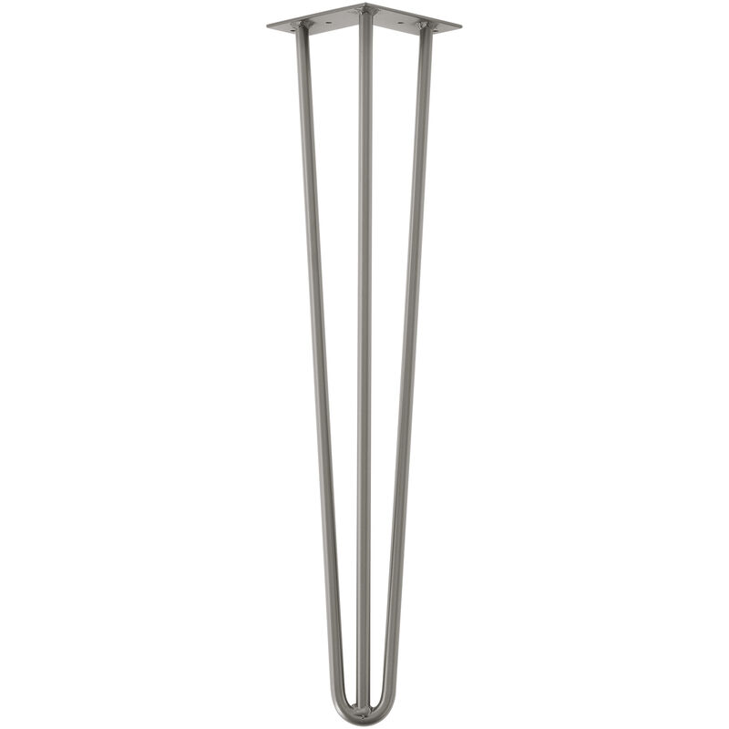 

[en.casa] - Set de 4 patas de acero - Hairpin legs - 72 cm - 3 varillas