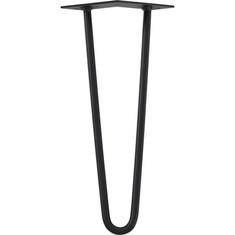 

Set de 4 patas de acero - Hairpin legs - negro - 40 cm - 2 varillas