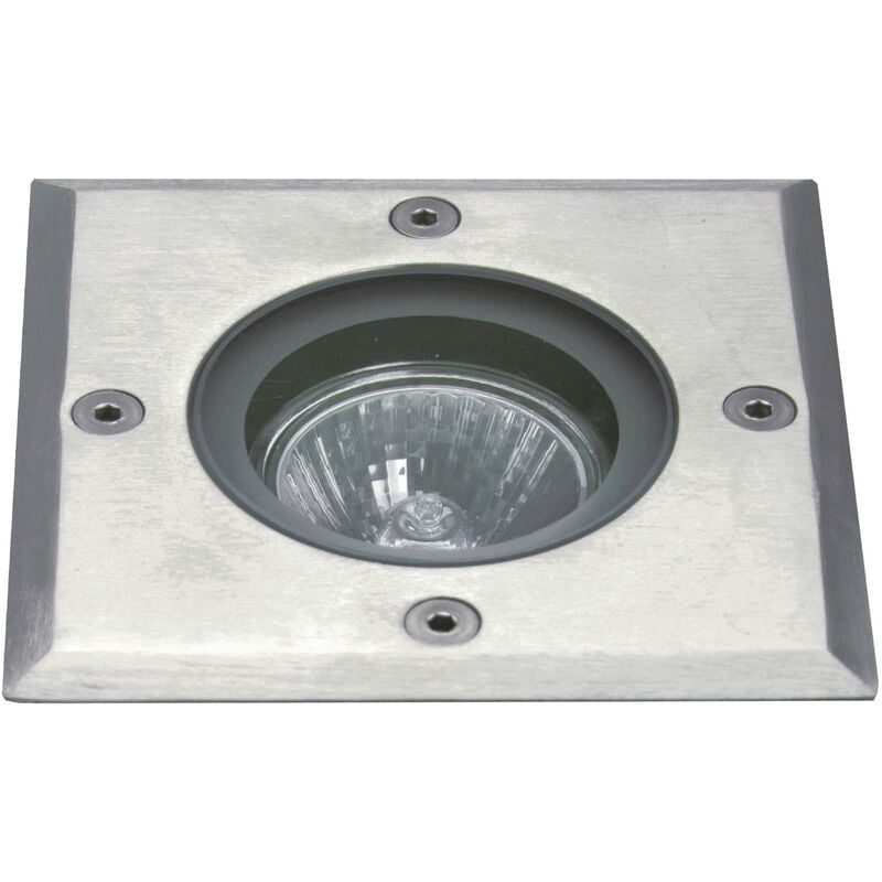 Encastré au sol BORA Square IP67 GU10 Acier inoxydable