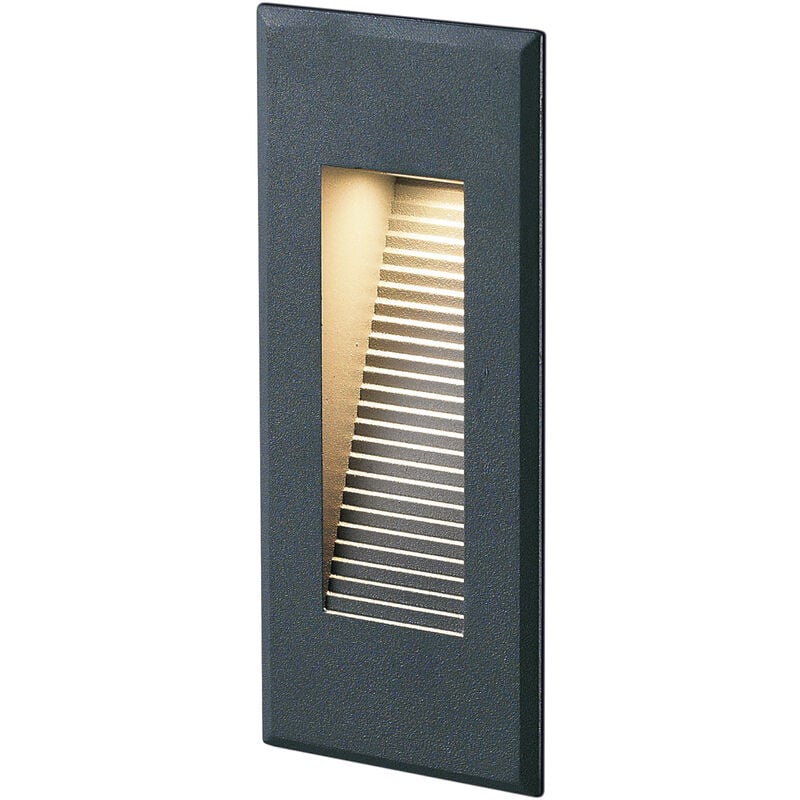 Encastré mural dambel IP65 led smd 3W 170lm(100lm) CRI80 3000K 60º Anthracite